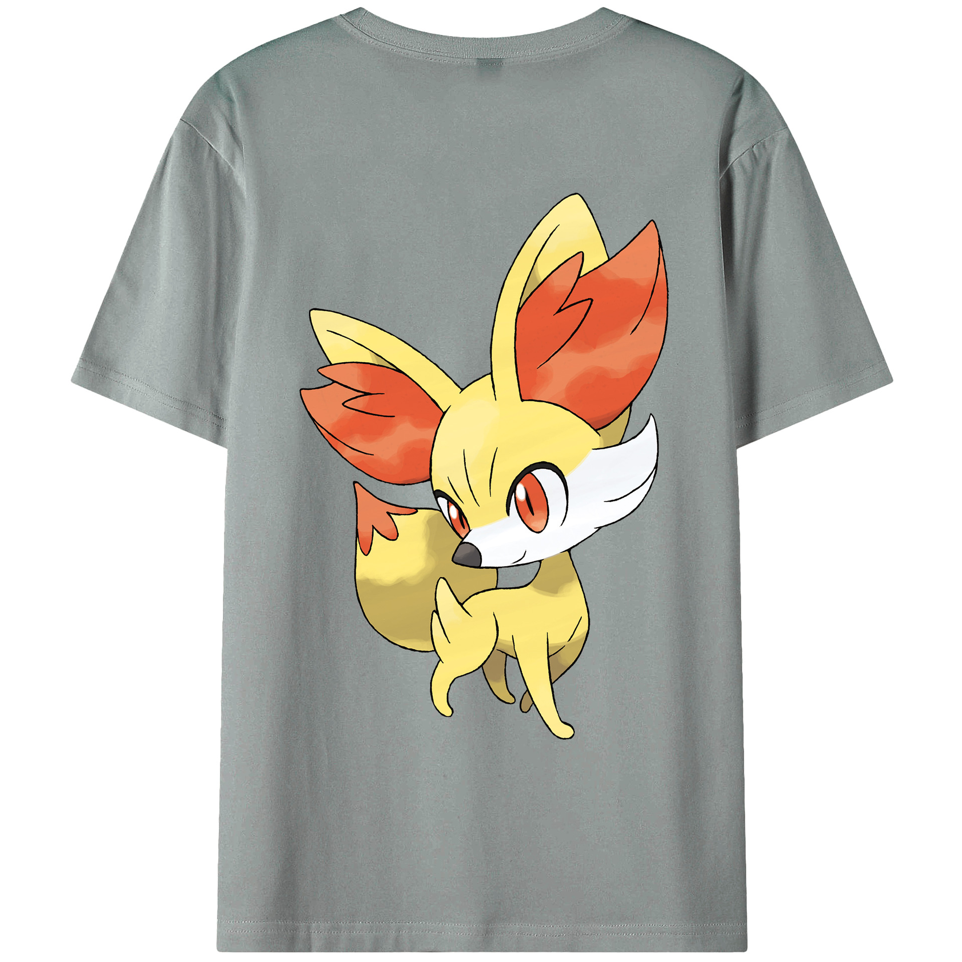 （画像用） ポケットモンスター Pokémon 綿100％ メンズ半袖Tシャツ（バックプリント） 通気性